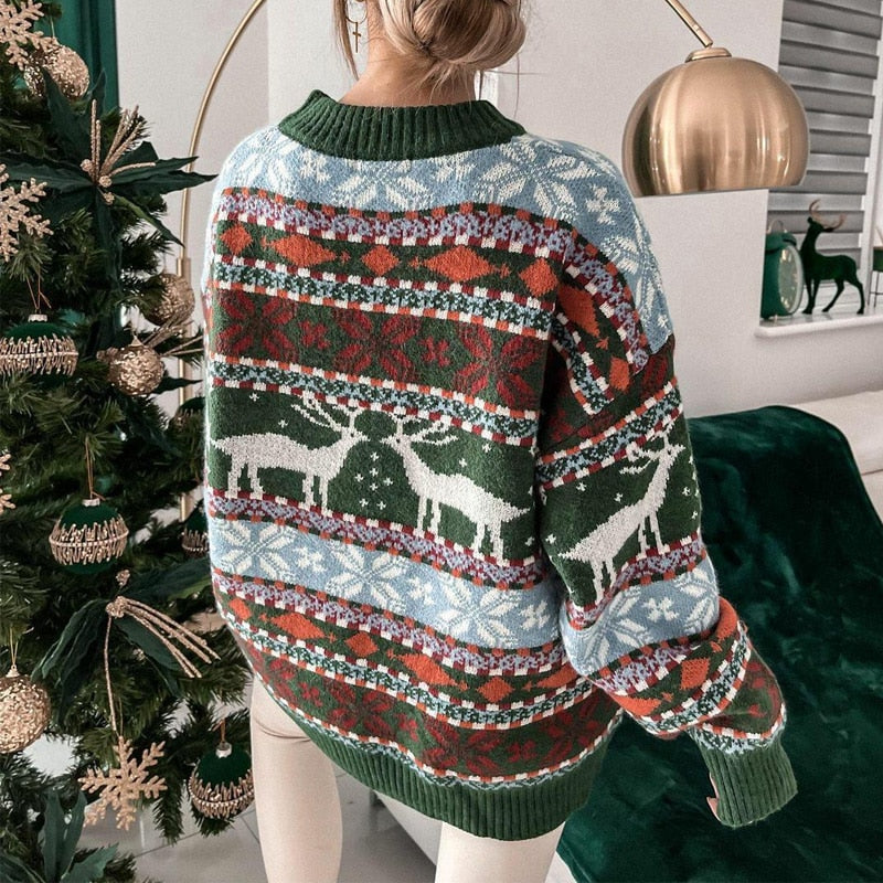 Warm and comfortable women's Christmas jumper