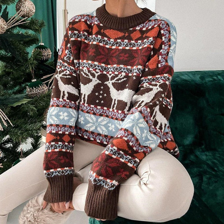 Warm and comfortable women's Christmas jumper