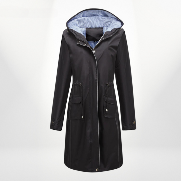 Women's stylish waterproof trenchcoat