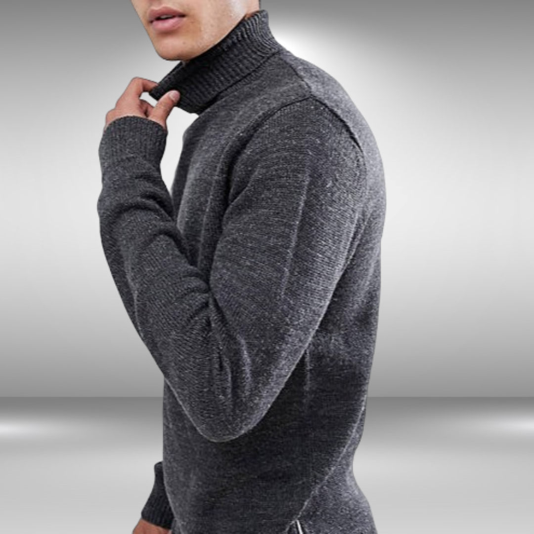 Men's Sweater with Refined Finish