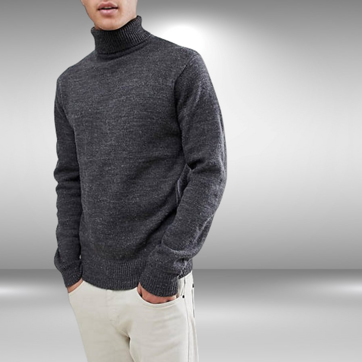 Men's Sweater with Refined Finish