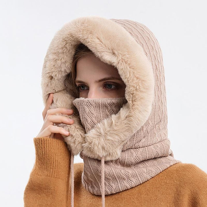 Warm Hooded Scarf for Women