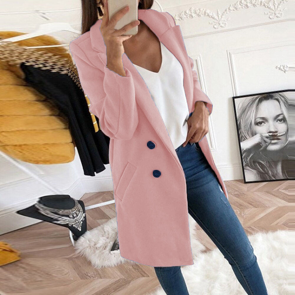 Stylish autumn and winter jacket for women