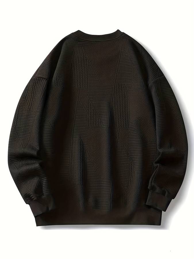 Round neck jumper for men