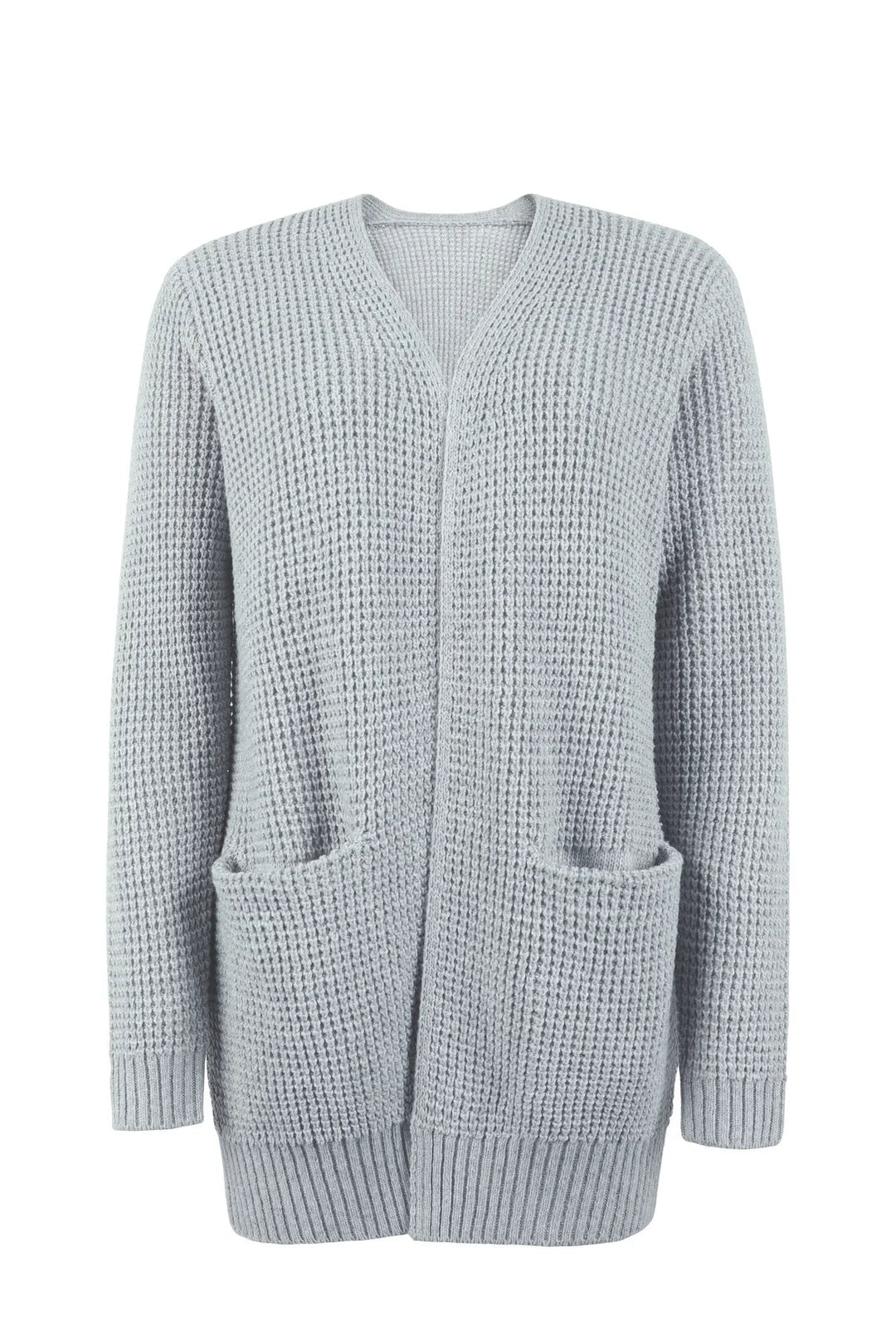 Ladies knitted cardigan with long sleeve