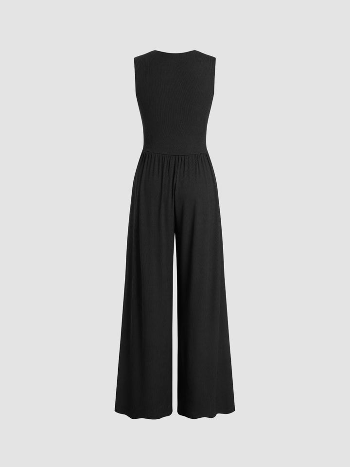 Ladies wide leg jumpsuit