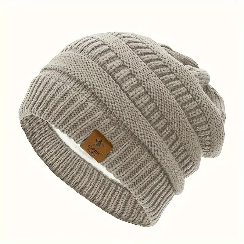 Knitted winter hat for men