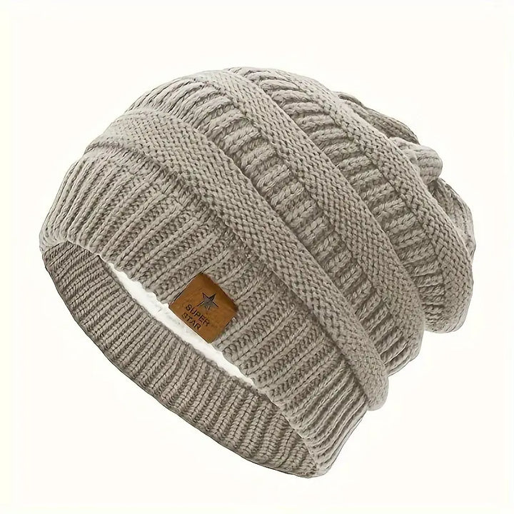 Knitted winter hat for men