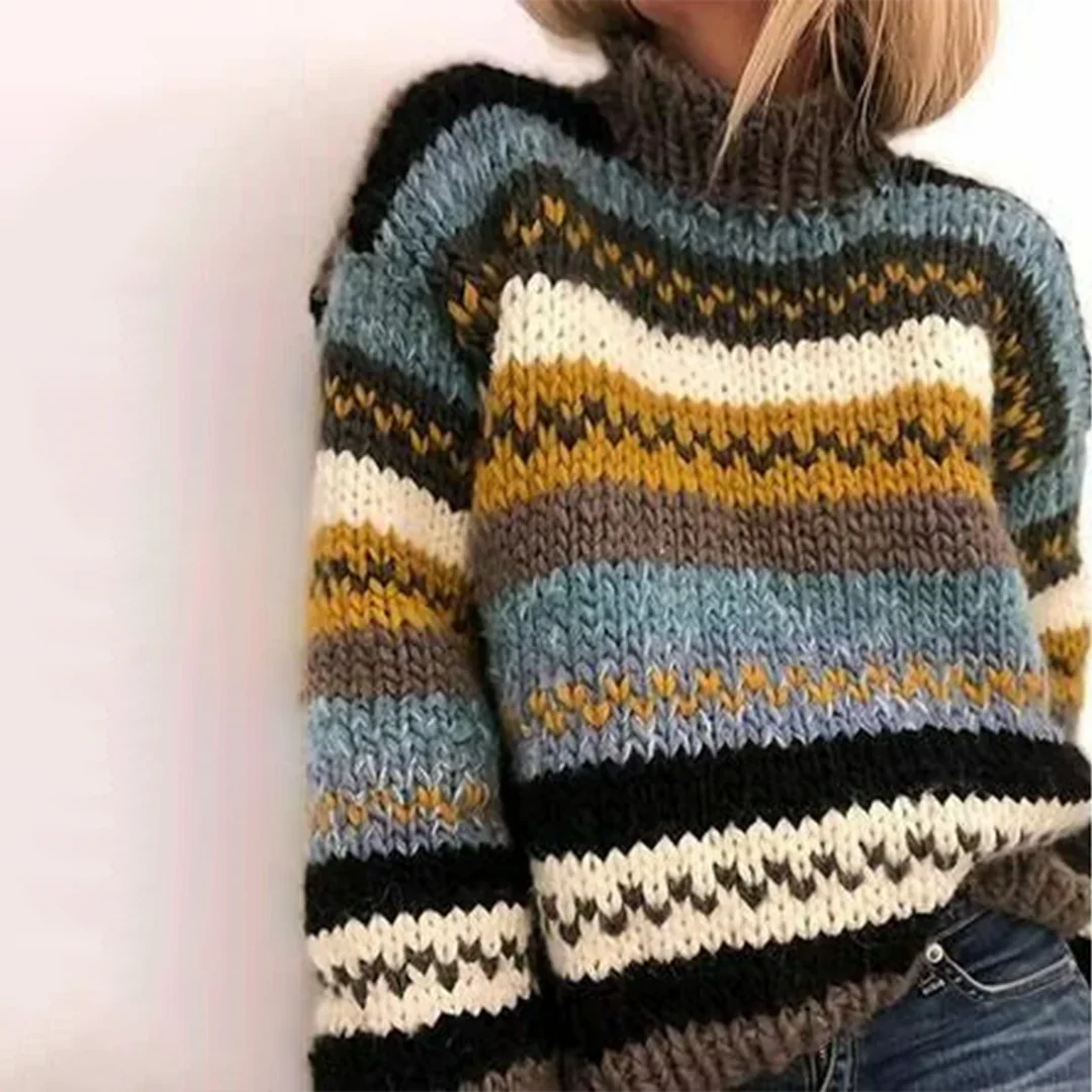 Knitted Ladies' Turtleneck