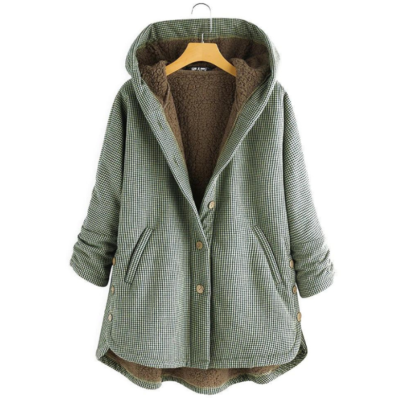 Elegant and comfortable hooded jacket for women