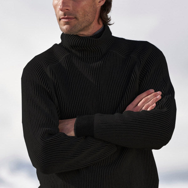 Men's Sweater with Warm Neck