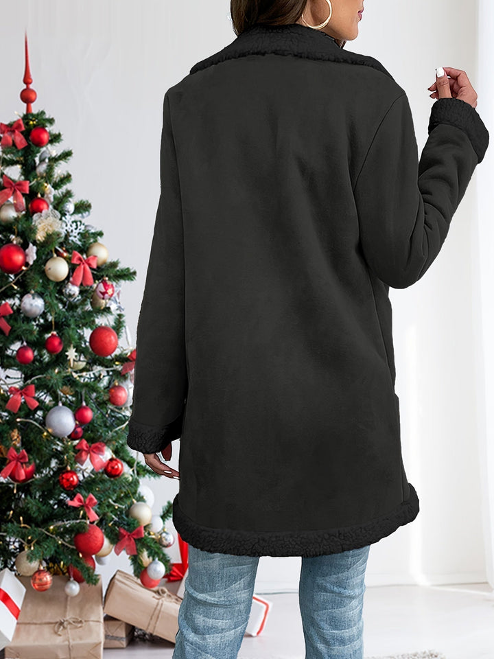 Elegant fleece-lined jacket for women