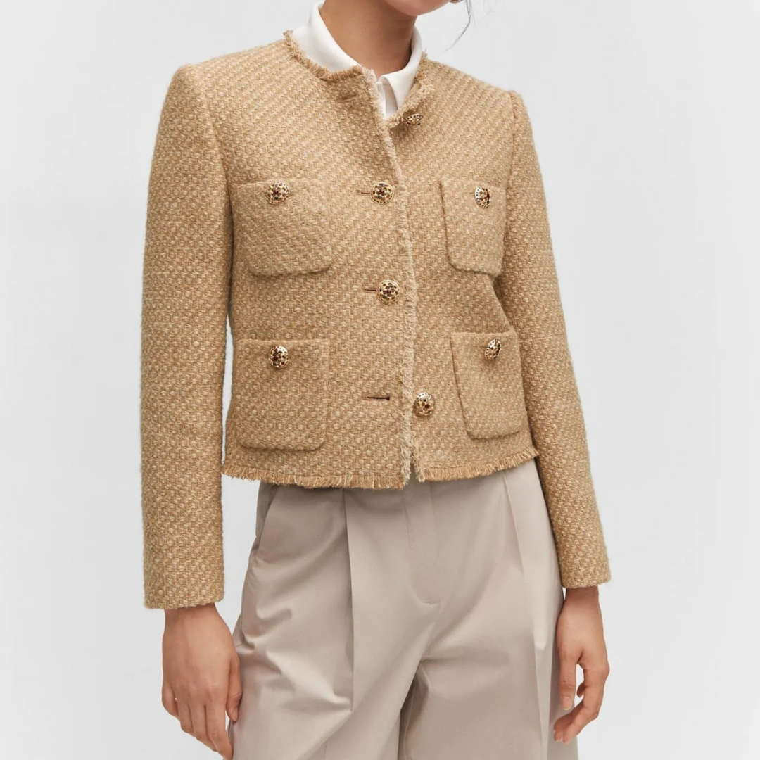 Women's chic tweed jacket