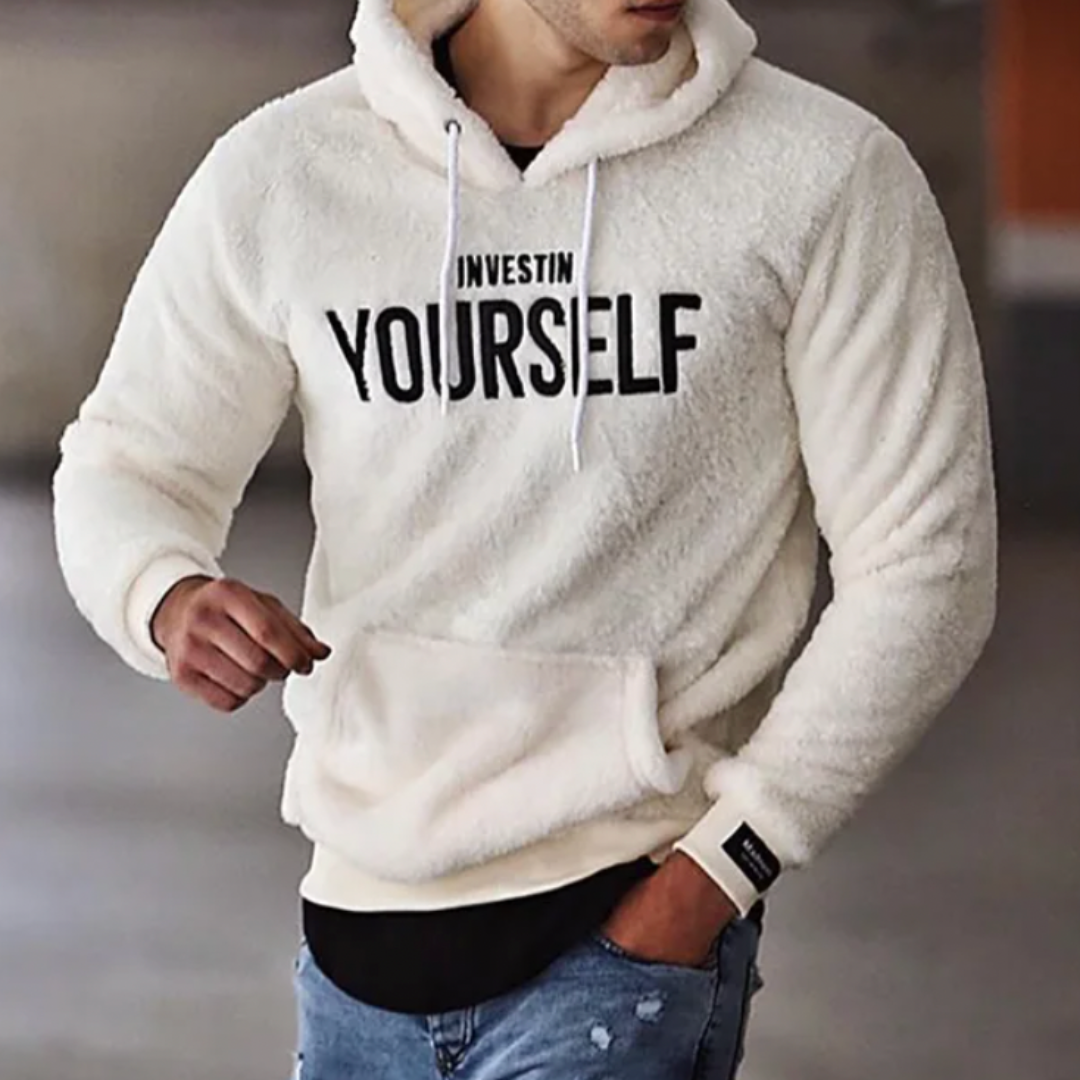 Men's comfortable warm hoodie