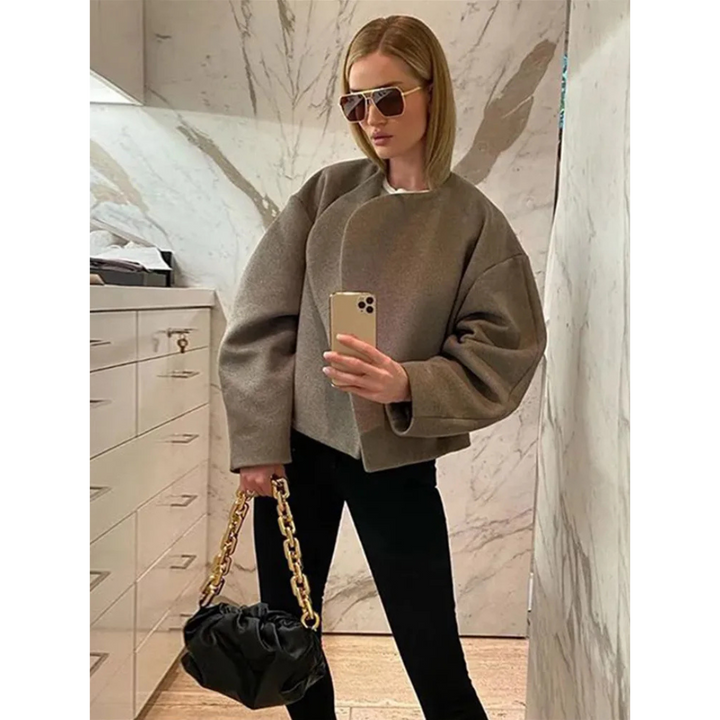 Ladies elegant oversized coat