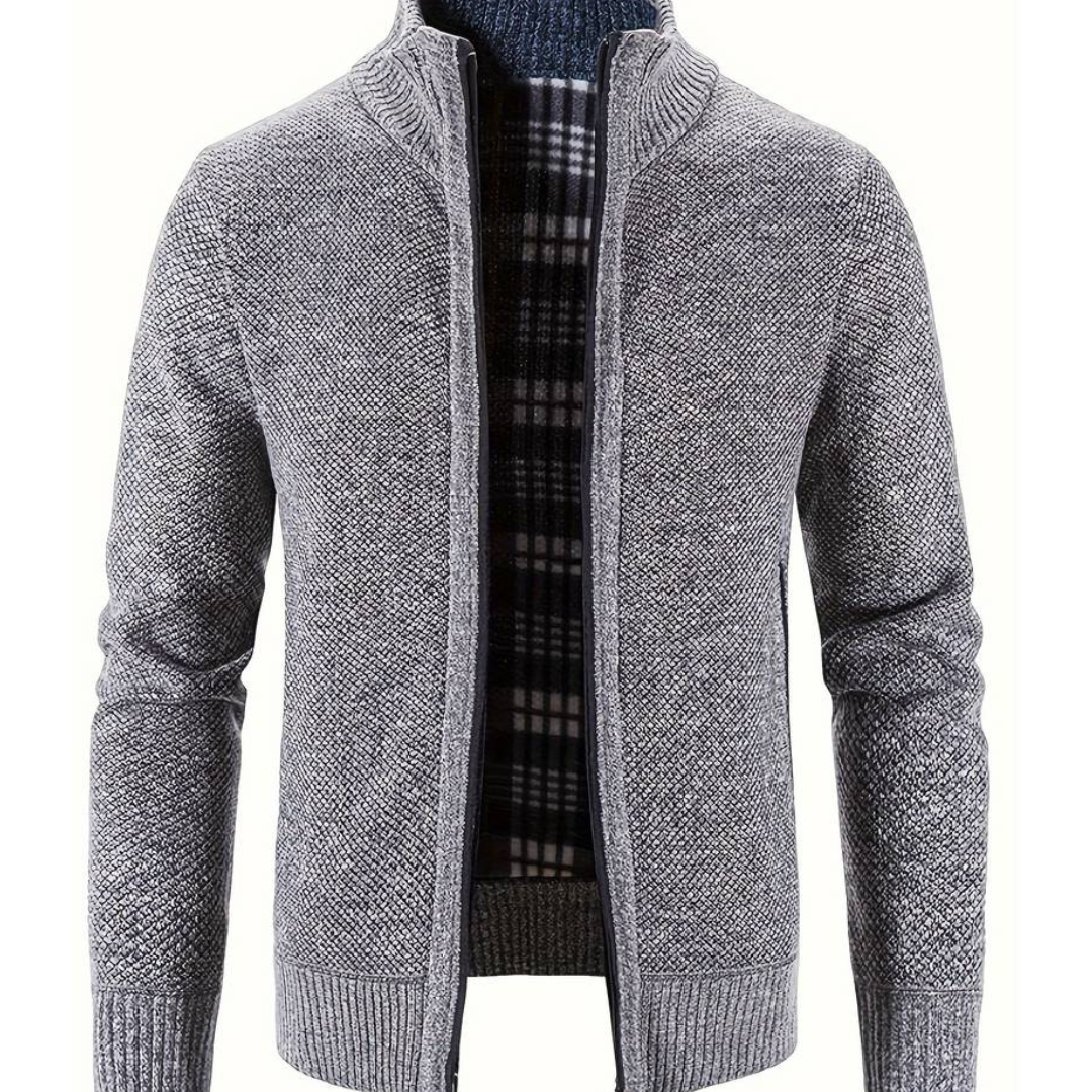 Men's Zip-up Cardigan