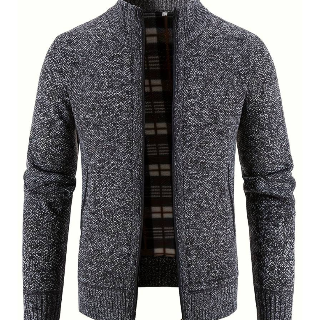 Men's Zip-up Cardigan