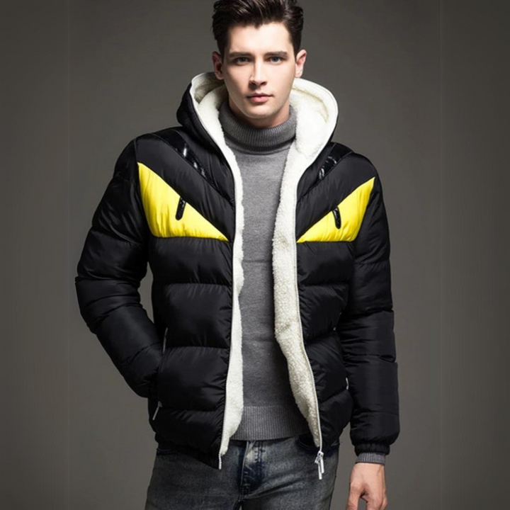 Men's warm winter padded jacket