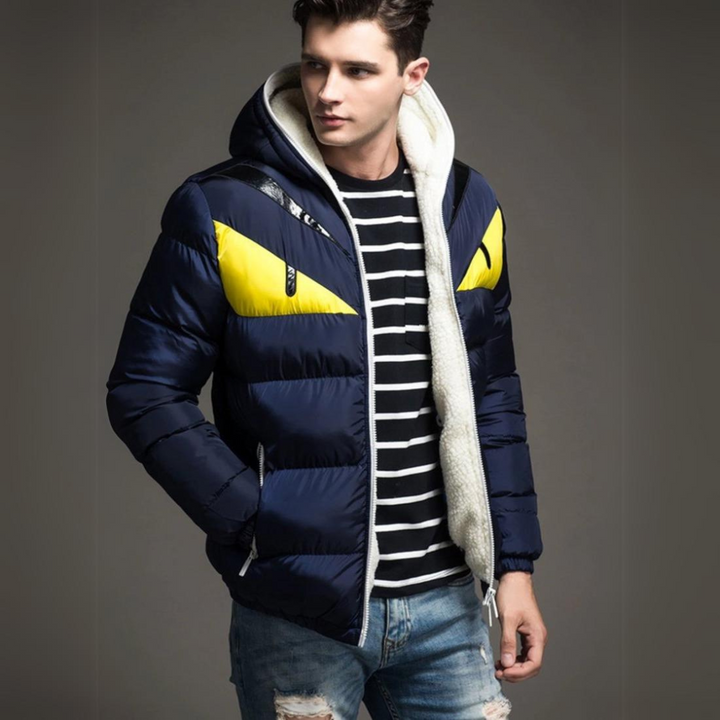 Men's warm winter padded jacket