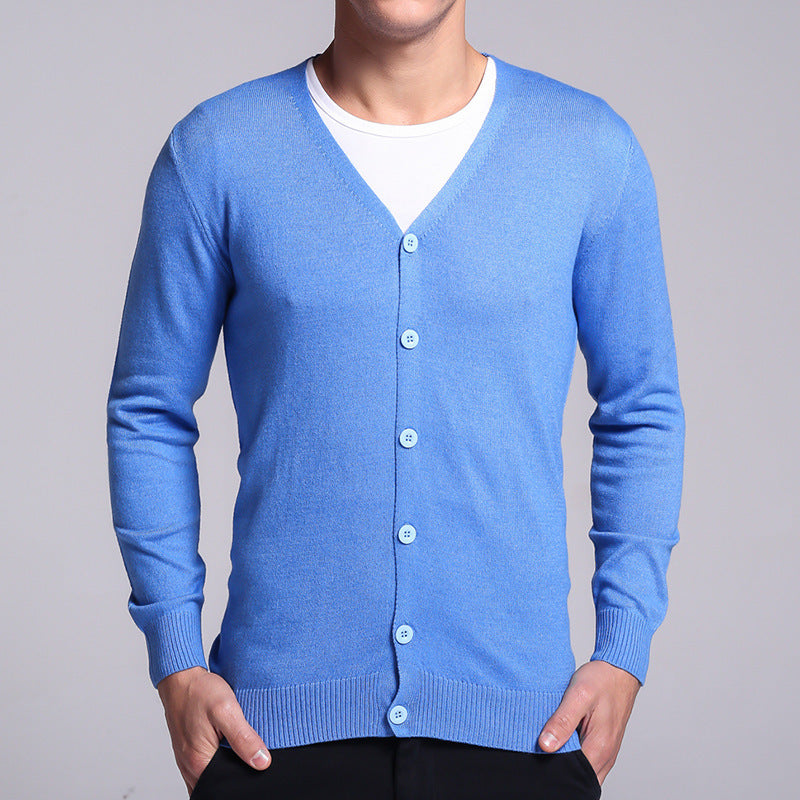 Classic Men's cardigan with button