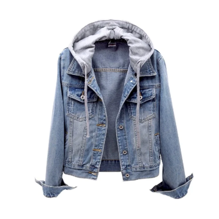 Denim Jack with detachable hood for Women