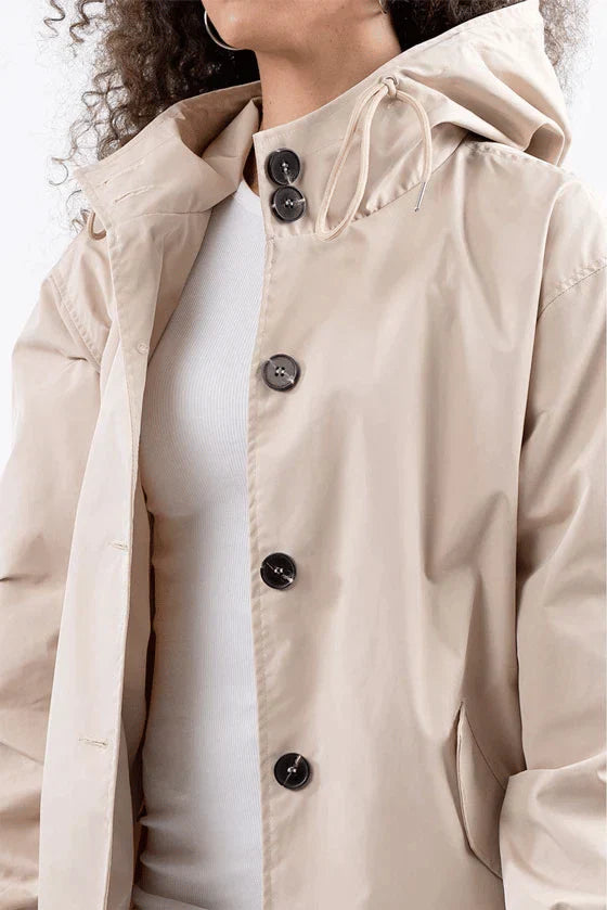 Women's waterproof mackintosh raincoat