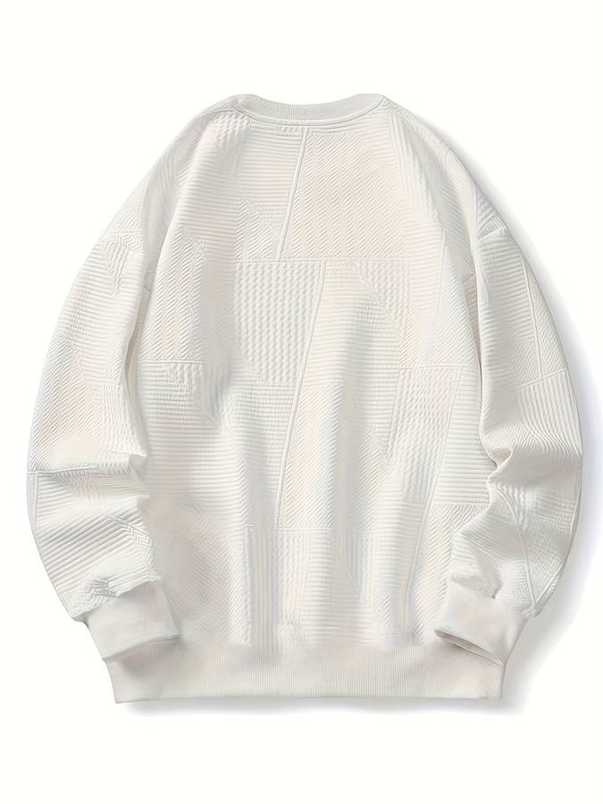 Round neck jumper for men