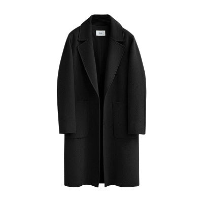 Long wool women's coat