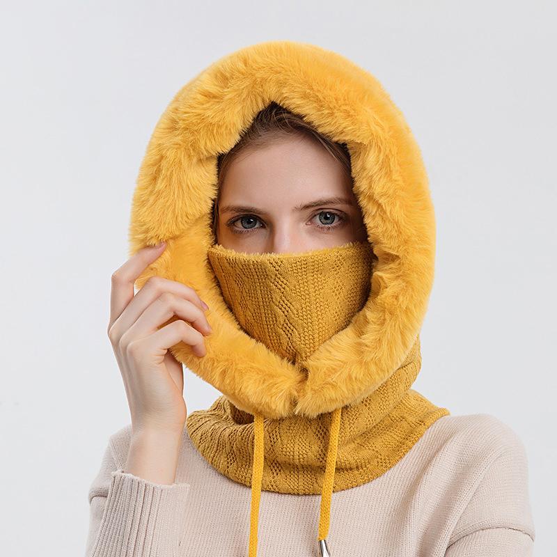 Warm Hooded Scarf for Women