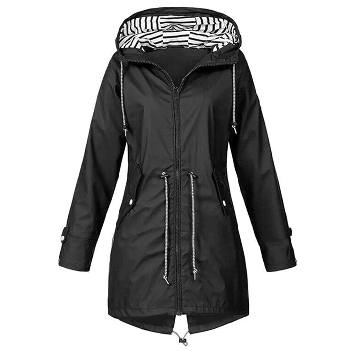 Long women's raincoat