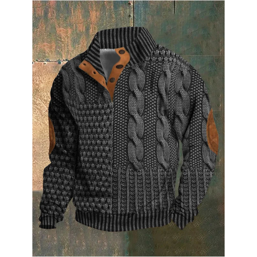 Men's long sleeve winter jumper