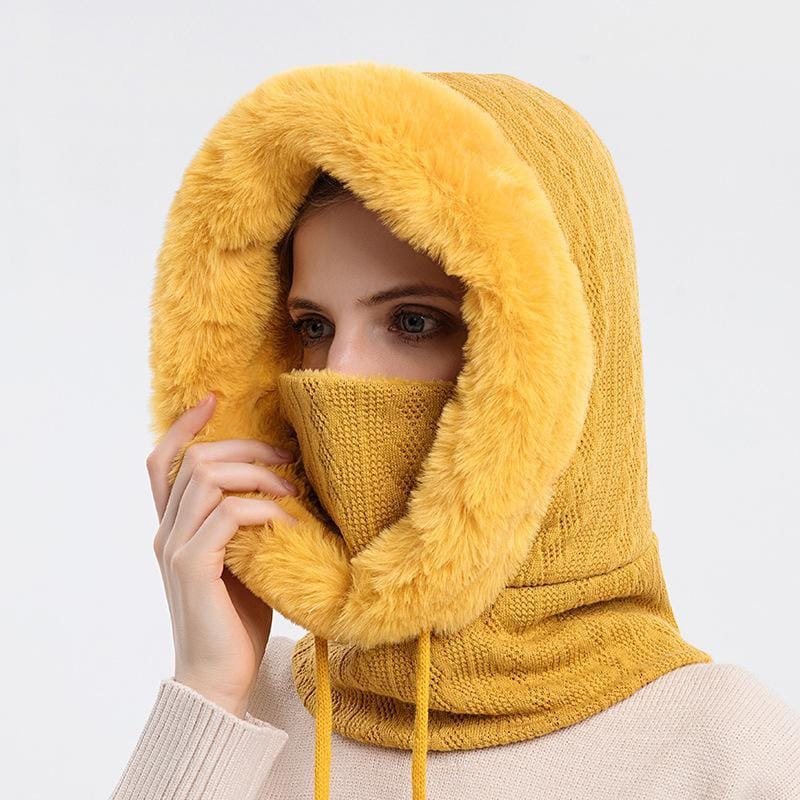 Warm Hooded Scarf for Women