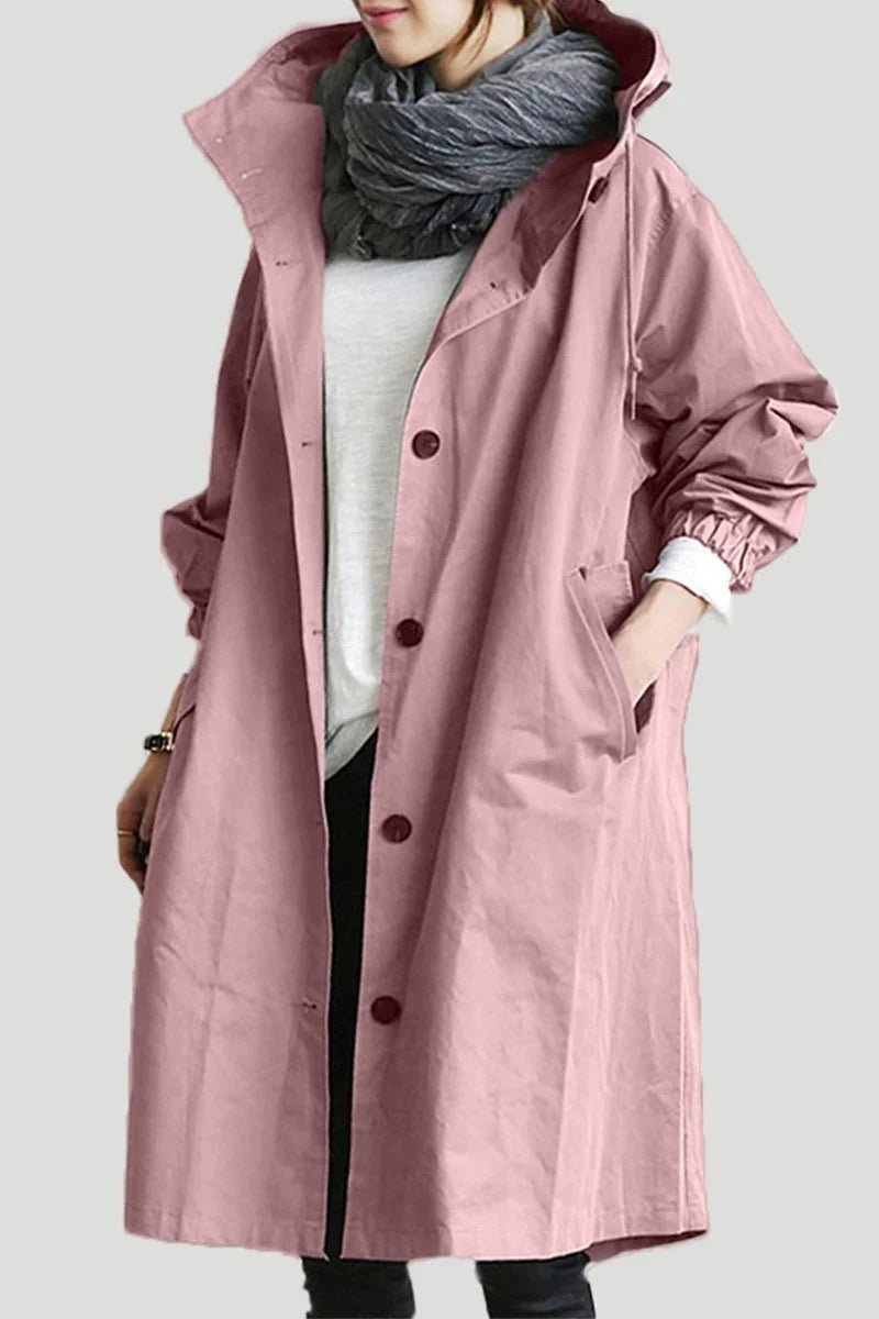 Women's waterproof mackintosh raincoat