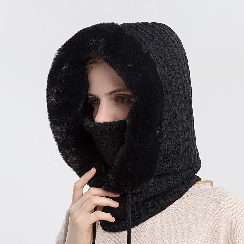 Warm Hooded Scarf for Women