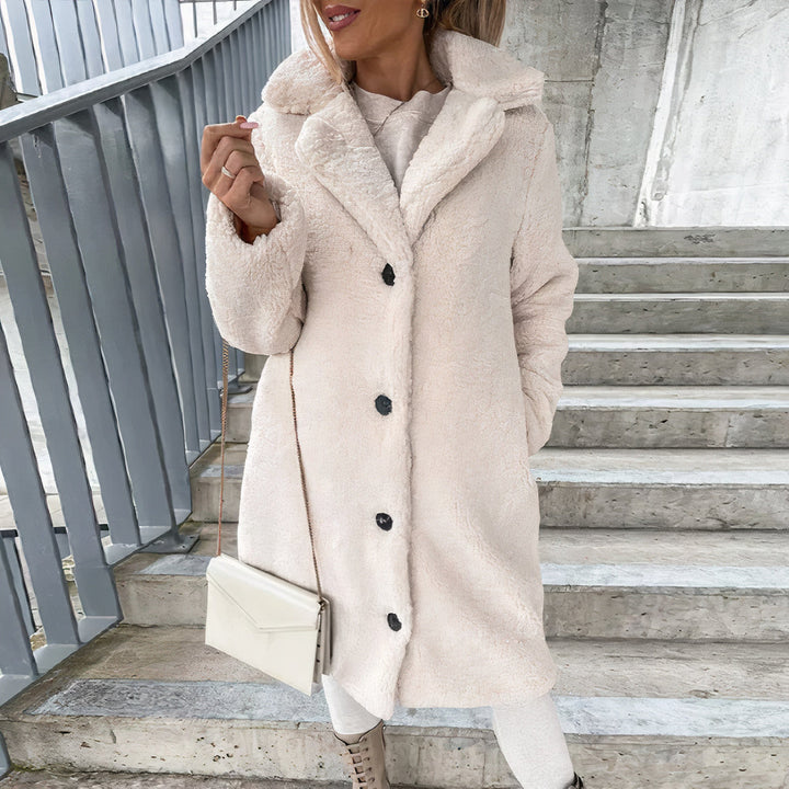 Warm winter teddy coat for women