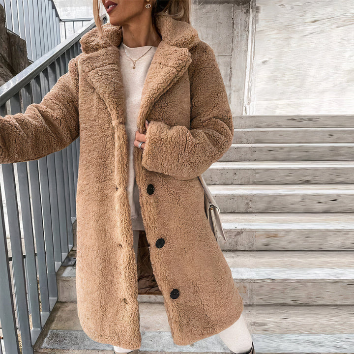 Warm winter teddy coat for women