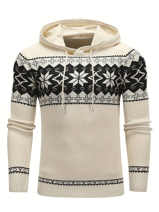 Trendy retro hoodie for men