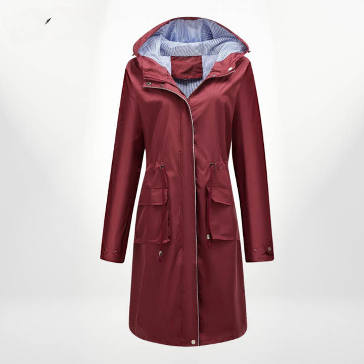 Women's stylish waterproof trenchcoat