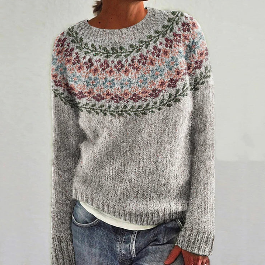 Ladies knitted winter jumper