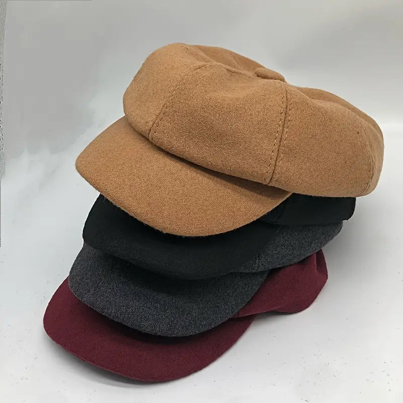 Comfortable winter beret hat ladies