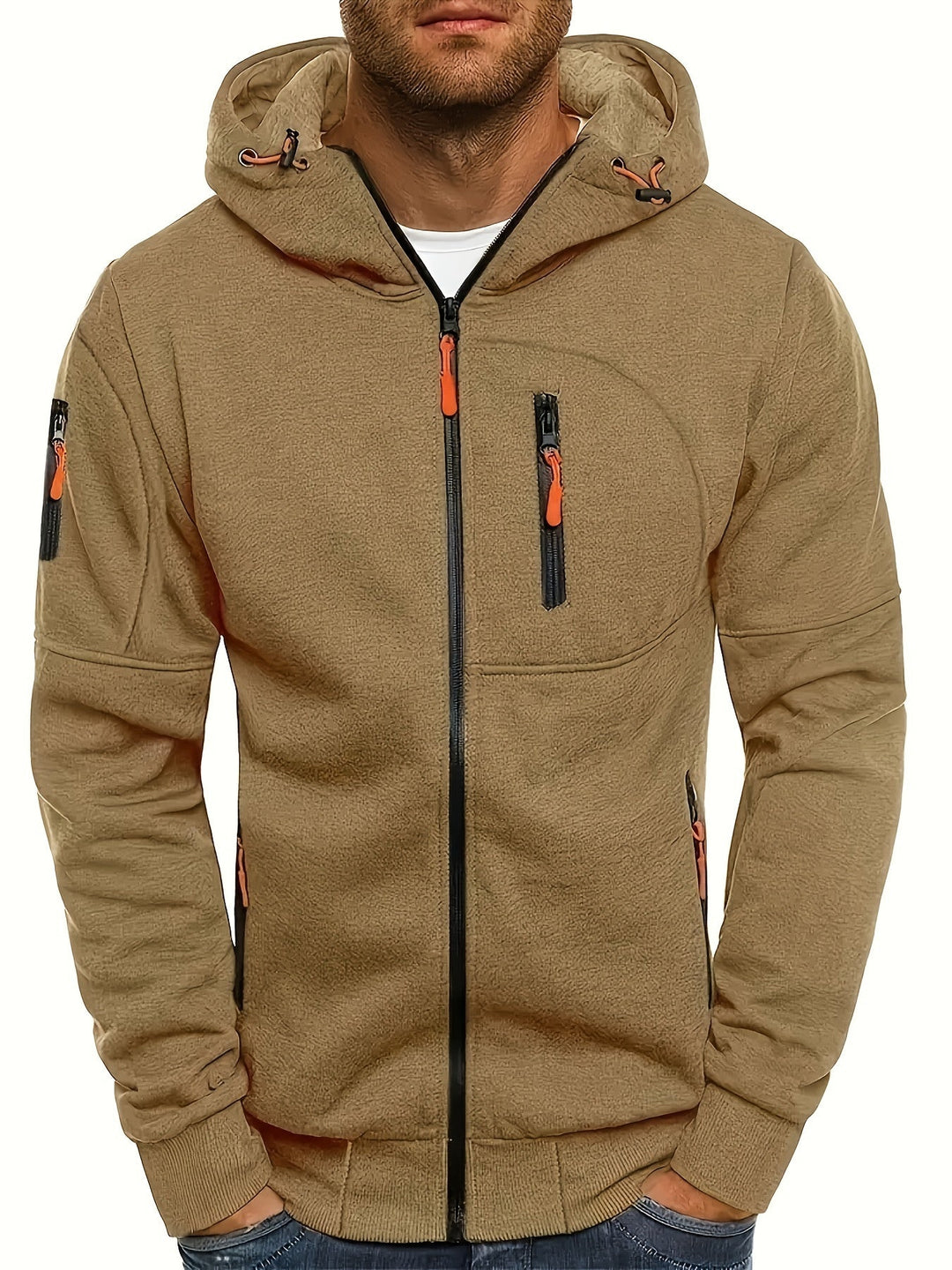 Men's Hoodie with Zipper