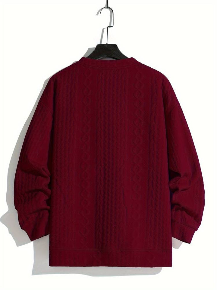 Versatile winter jumper for men