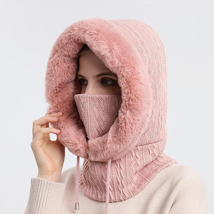 Warm Hooded Scarf for Women