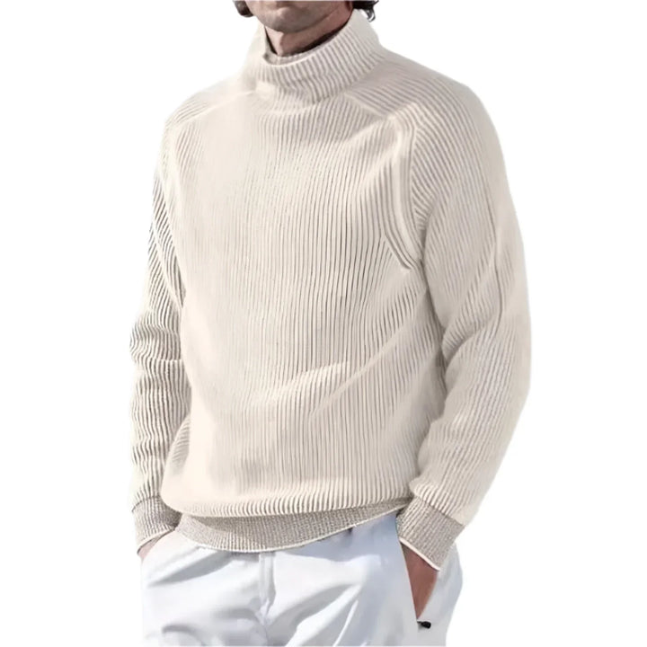 Men's casual turtleneck sweater