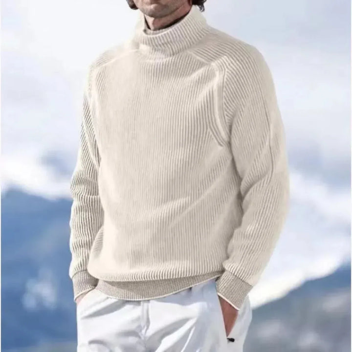 Men's casual turtleneck sweater