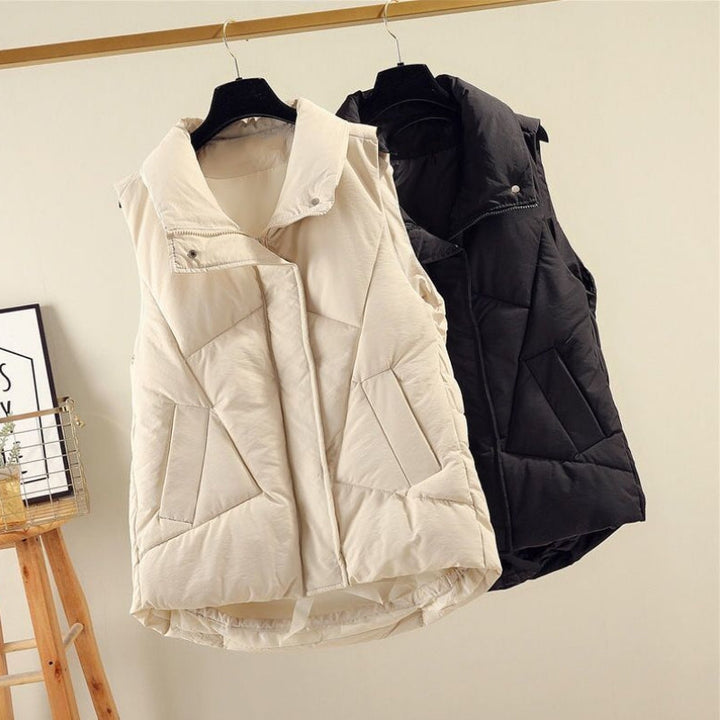 Stylish long winter body warmer for women