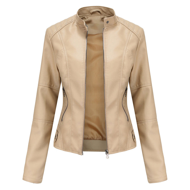 Stylish leather jacket for women