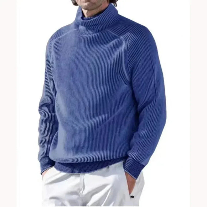 Men's casual turtleneck sweater