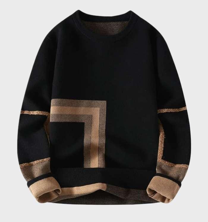 Simple Sweater with Round Neck for Men