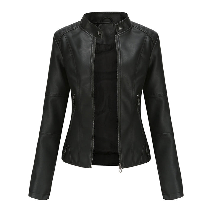 Stylish leather jacket for women